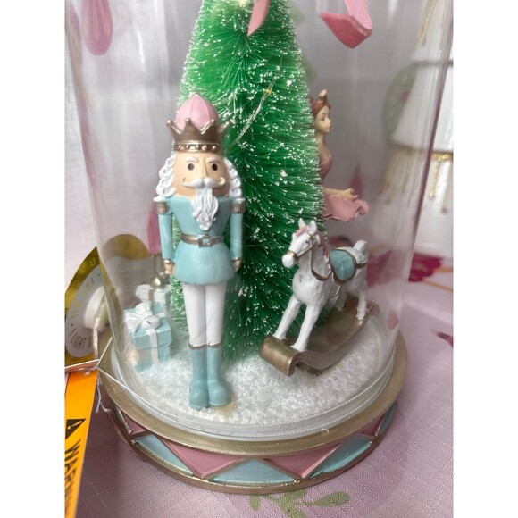 NEW Bella Lux Ballerina Nutcracker Light Up Christmas Dome - Picture 5 of 7
